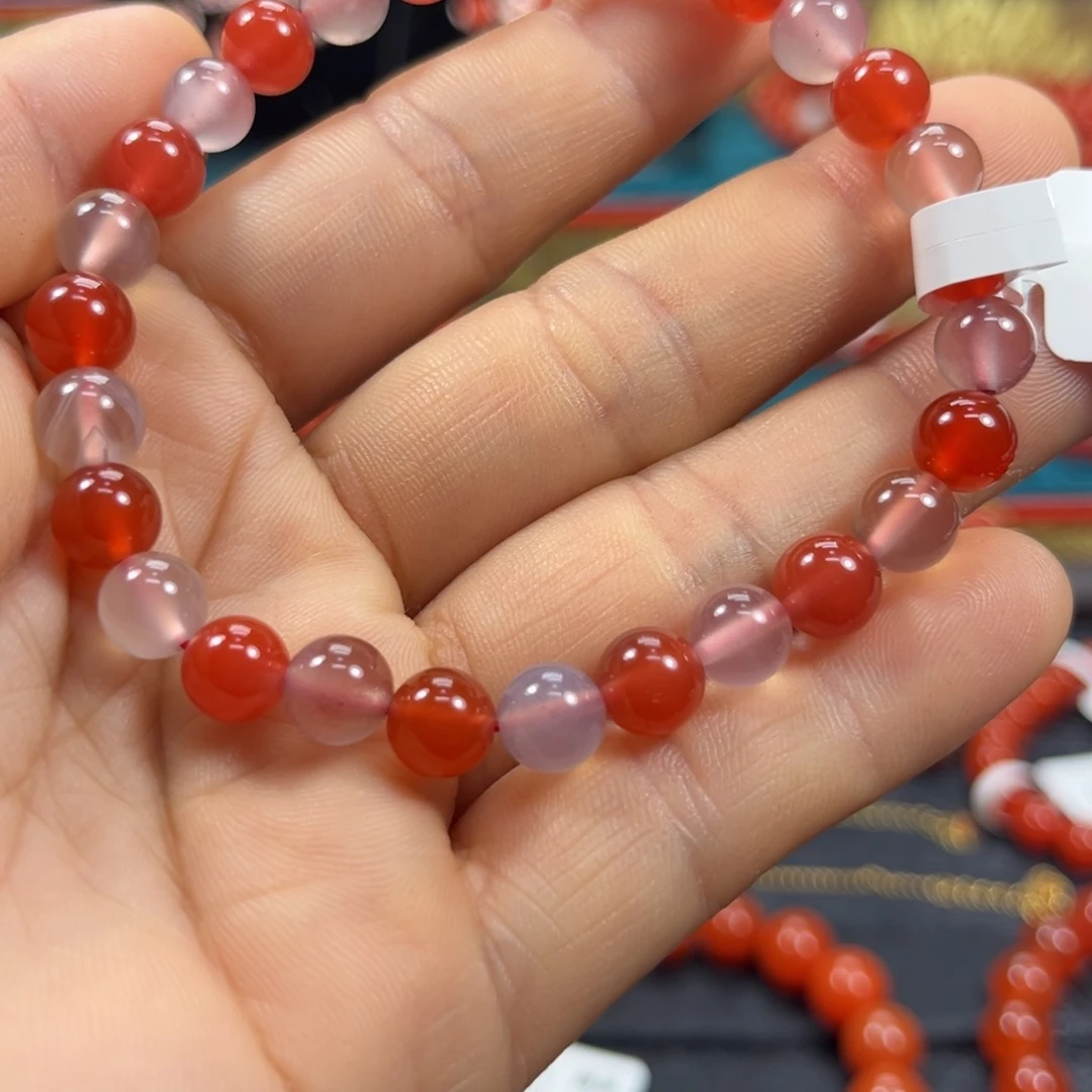 南红玛瑙未镶嵌手串