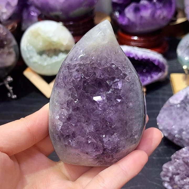 未镶嵌珠宝半成品紫晶