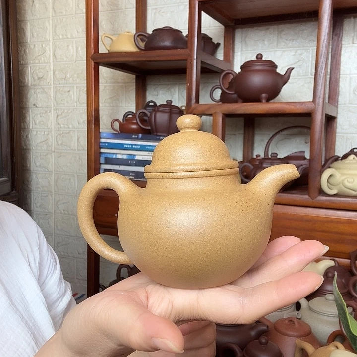 那***年紫砂茶壶掇球280cc精工半手工