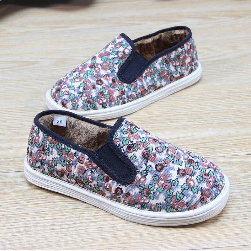 包邮老北京布鞋女士春秋加绒二棉鞋手工千层底老布鞋孕妇鞋开车鞋