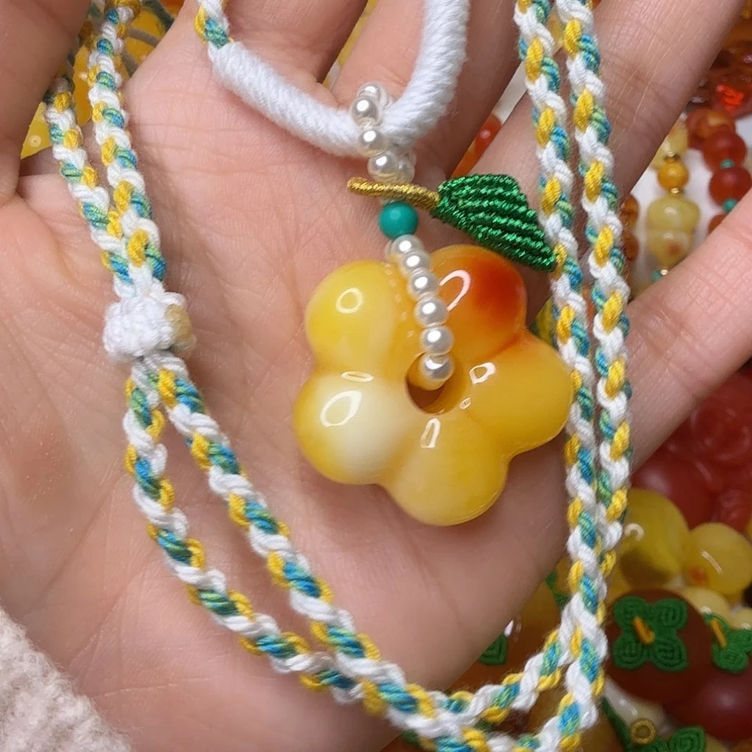 非金属有钱花毛衣链