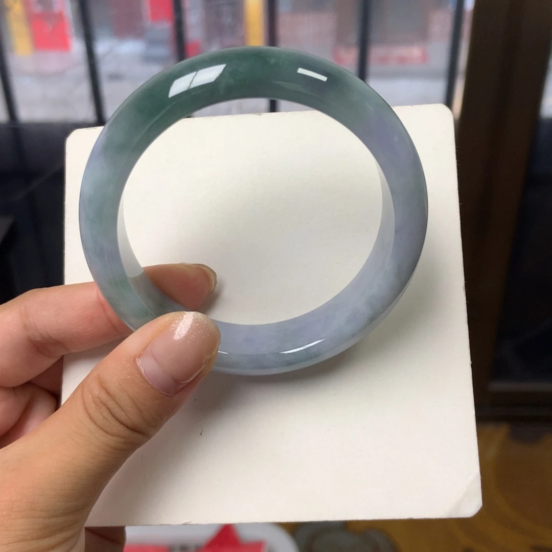 翡翠手镯未镶嵌1号48小时鉴赏期