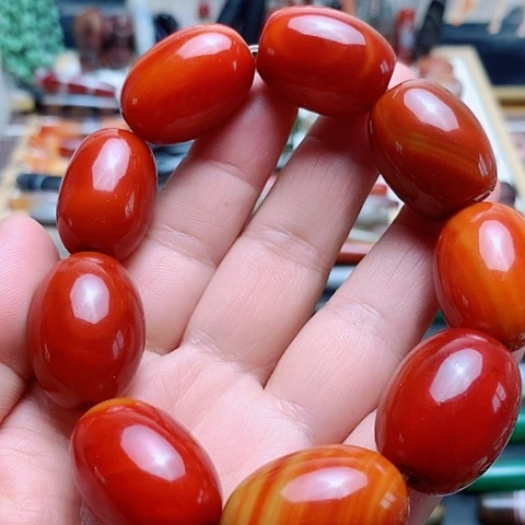 玛瑙/玉髓颈饰合金