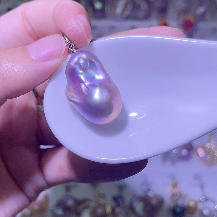 颈饰合金淡水珍珠22