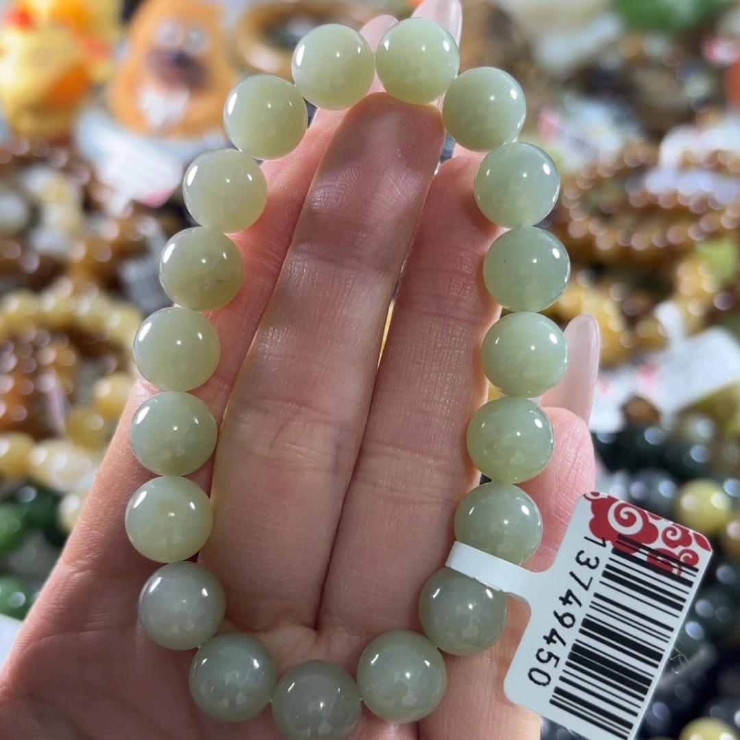 和田玉未镶嵌手串34