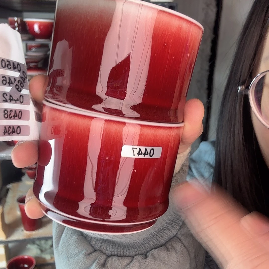 瓷片景德镇郎红陶瓷