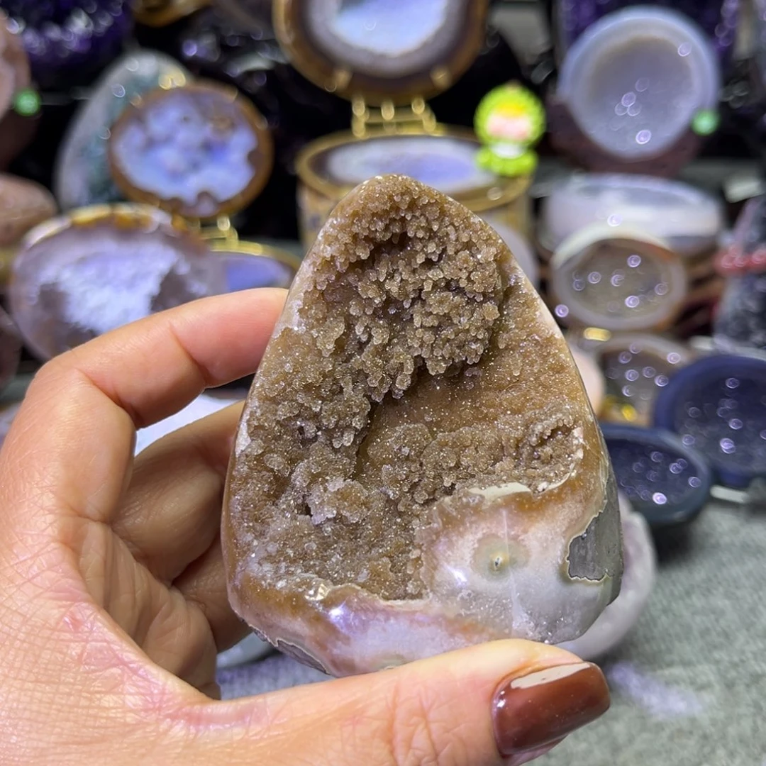 摆件紫晶未镶嵌水晶