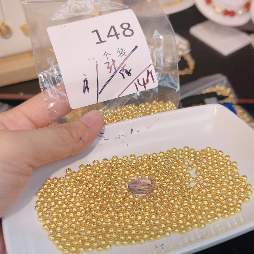 紫晶珠宝半成品银S925镀金镶嵌148