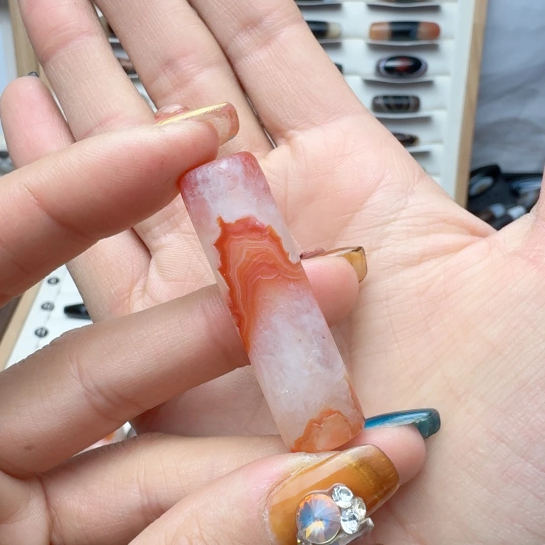 玛瑙/玉髓未镶嵌锁骨