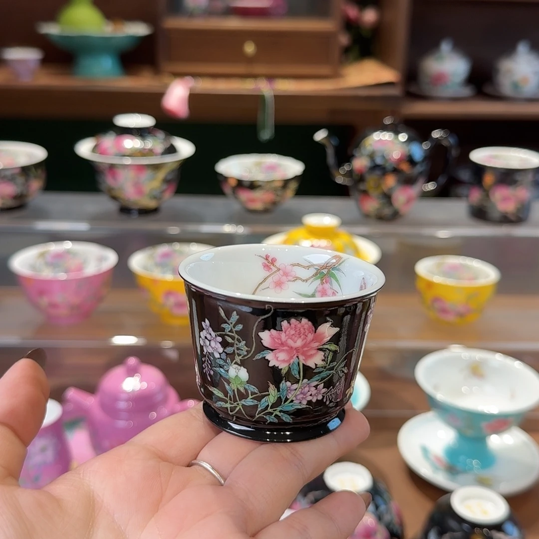 珐琅彩主人杯茶具系列