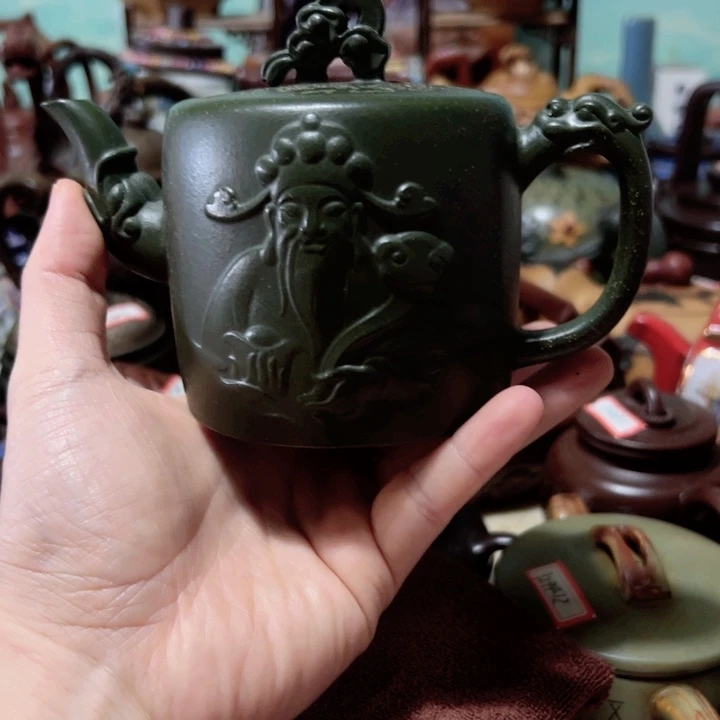 紫砂茶壶紫砂壶收藏起来了！