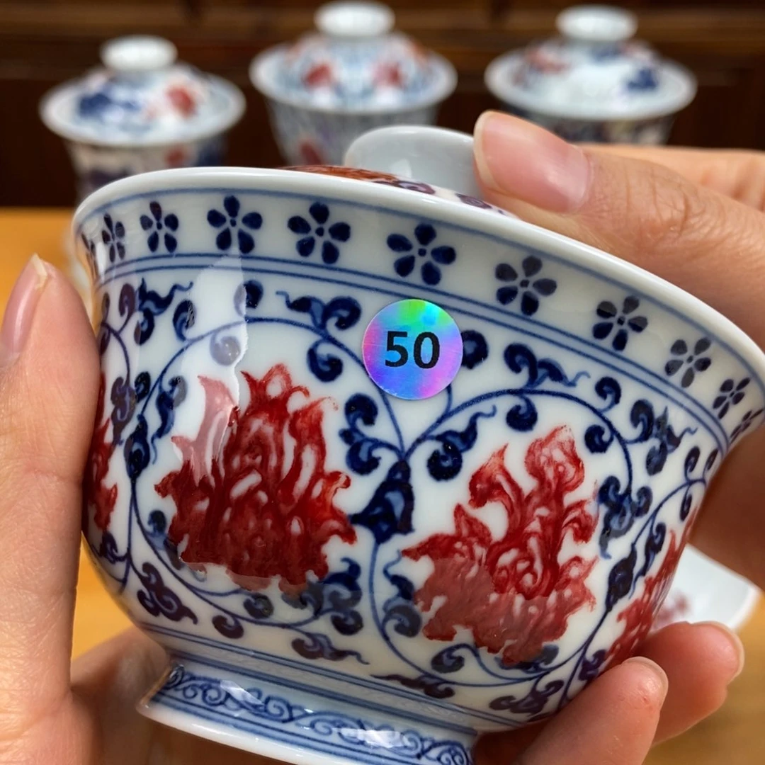 手绘现代茶具非古董