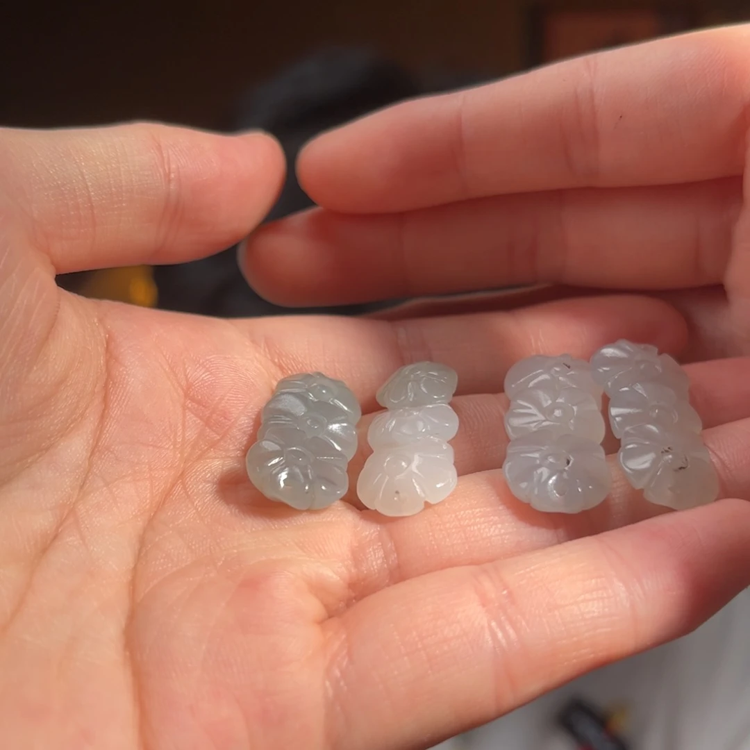 和田玉未镶嵌吊坠(不含链)烟紫花花多样性发货拍一发一55