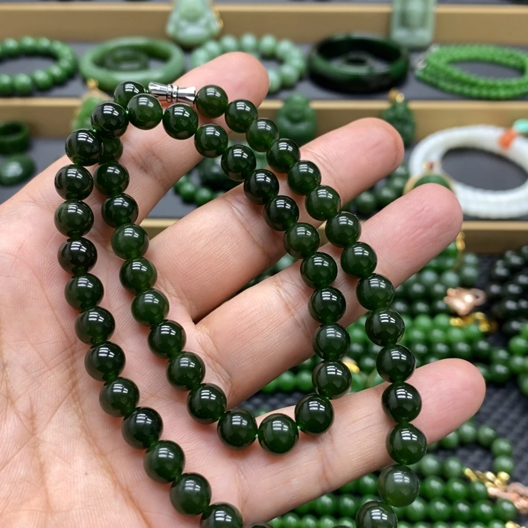 和田玉（碧玉）未镶嵌颈饰