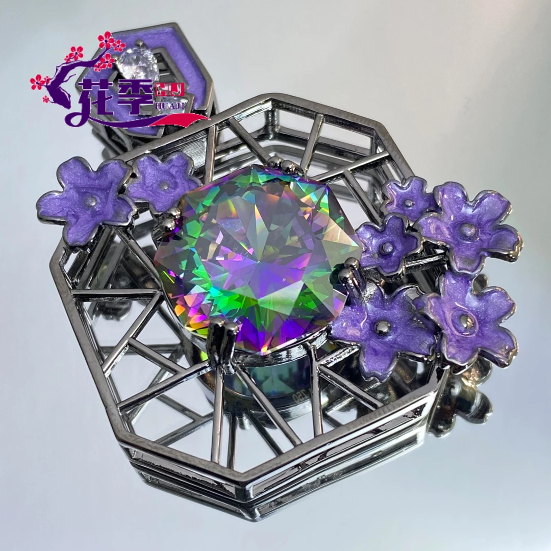 【花季】 原创高级黑彩强荧光吊坠XS1