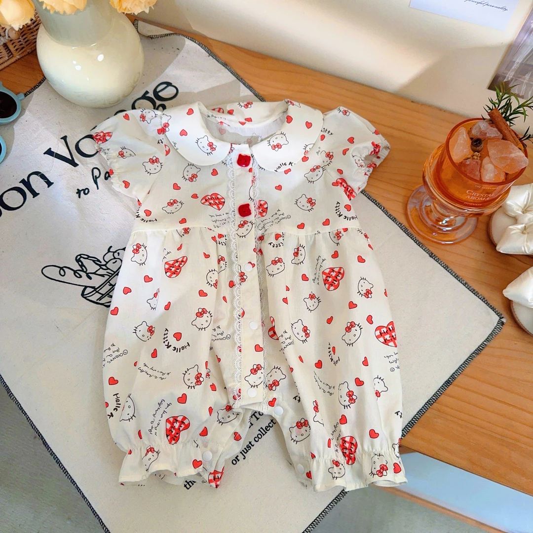 【MM】夏季婴儿女童夏季儿童碎花洋气夏款女宝无袖甜美婴幼儿