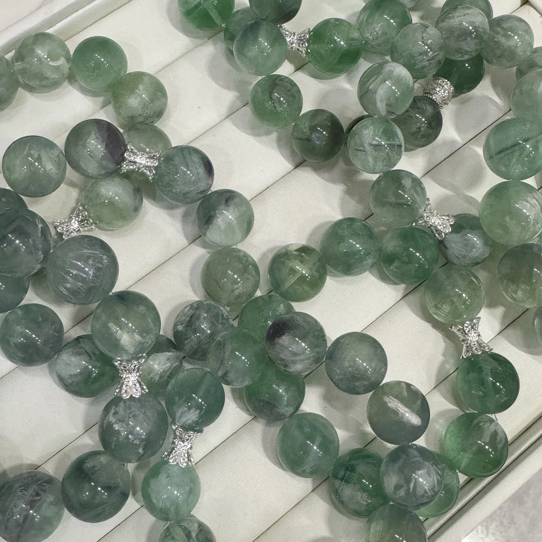 西西Lumina[守护与祝福] 羽毛体萤石 定制DIY设计多样性发货