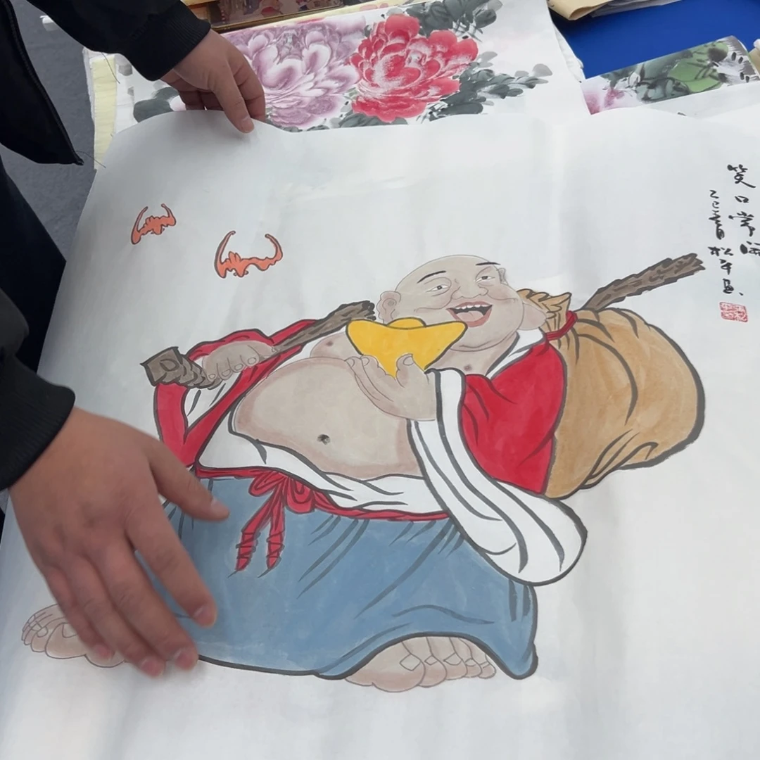 国画宣纸纯手绘字画