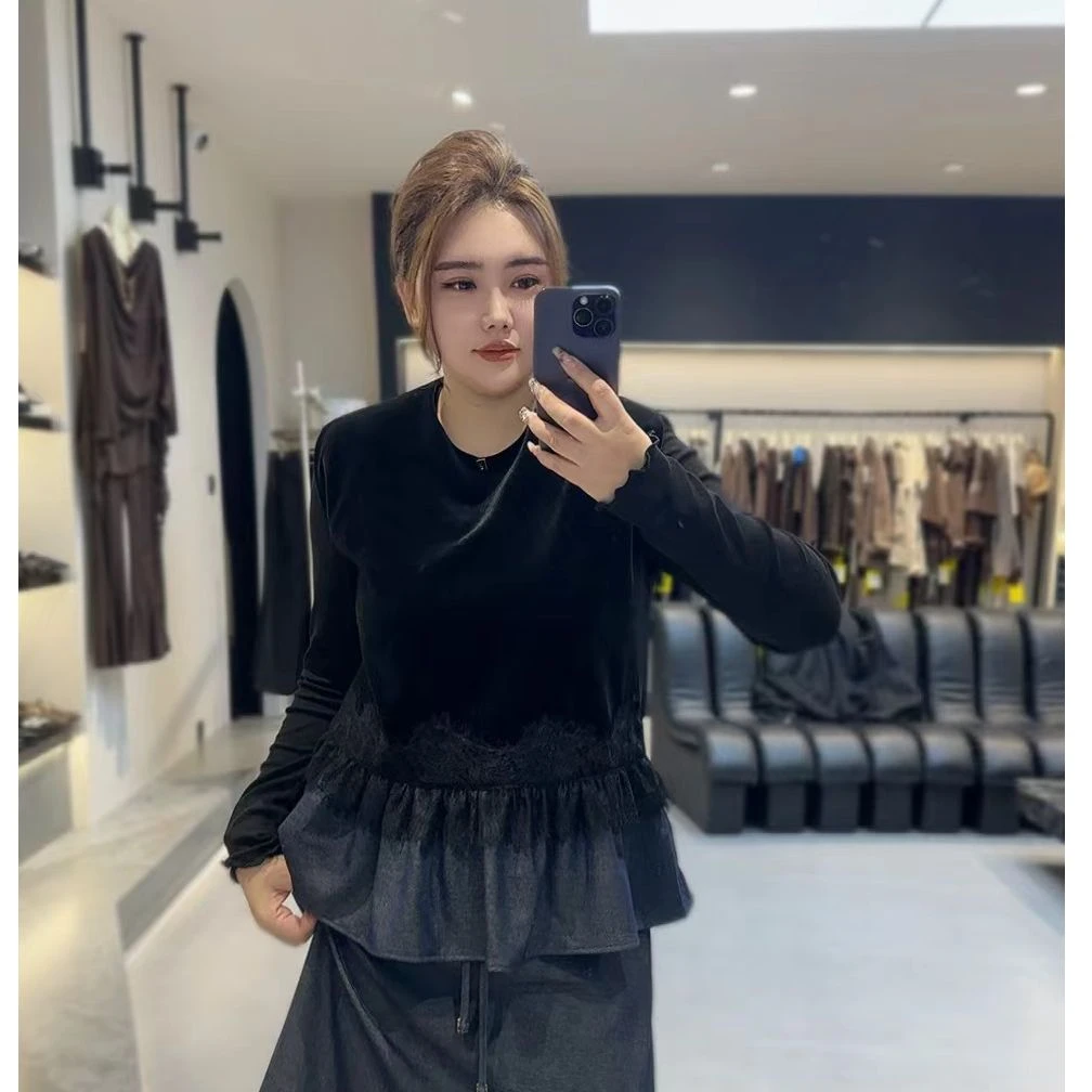 168欧韩集合店|  马甲拼接设计感拉满，轻松穿出时尚腔调6338
