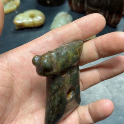 吊坠白玉菩提把件