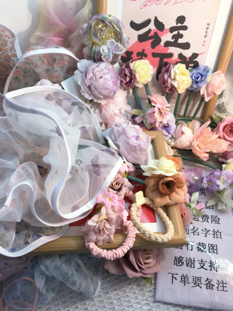 学院风蕾丝发饰仙女款百搭头饰