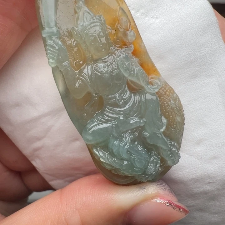 定制翡翠未镶嵌包抛光