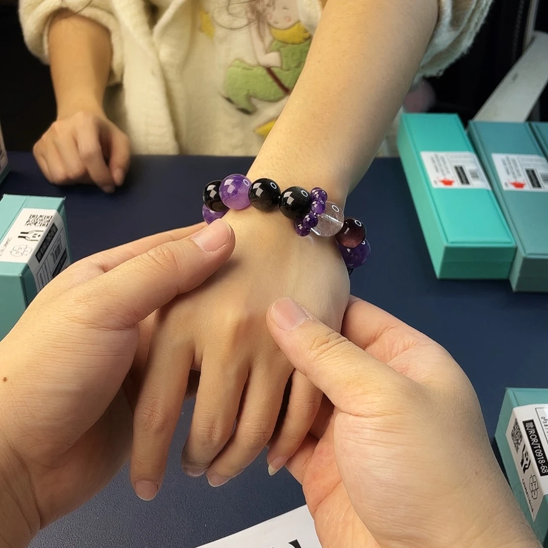 手链水晶银S925镶嵌