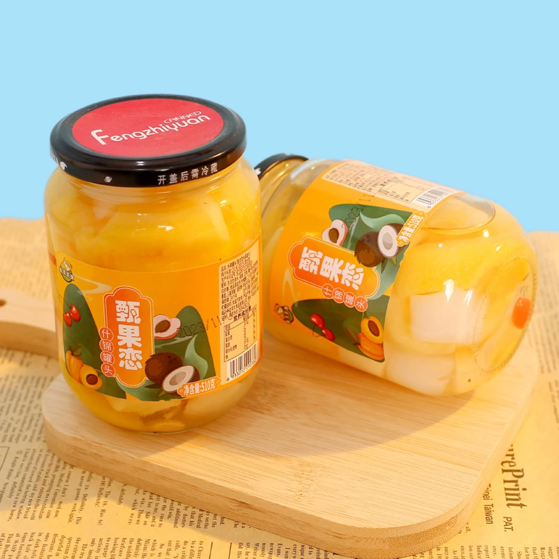 【什锦罐头】多种水果混合罐头510g✕4瓶装新鲜包邮