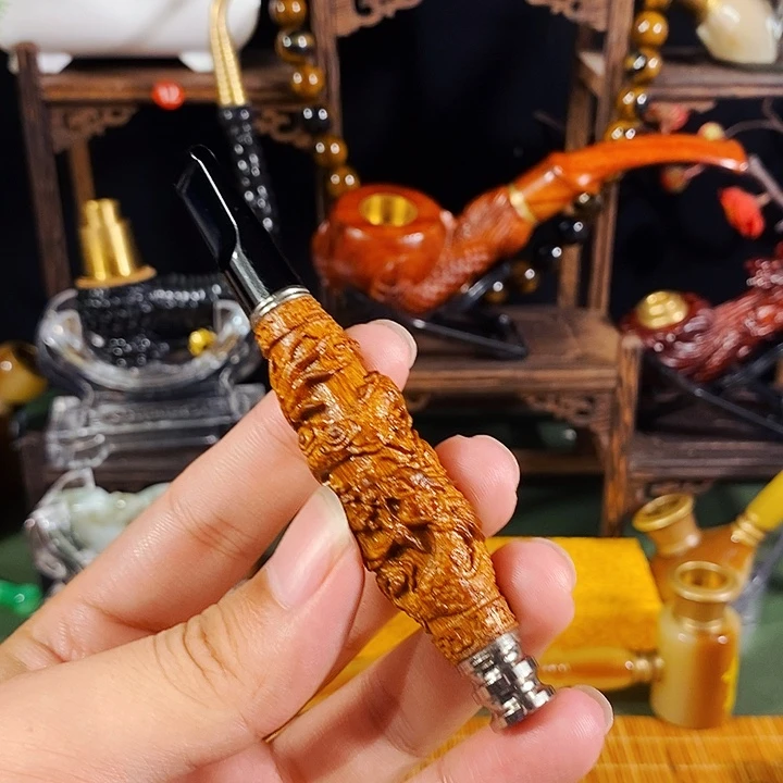 高端定制金丝楠烟嘴