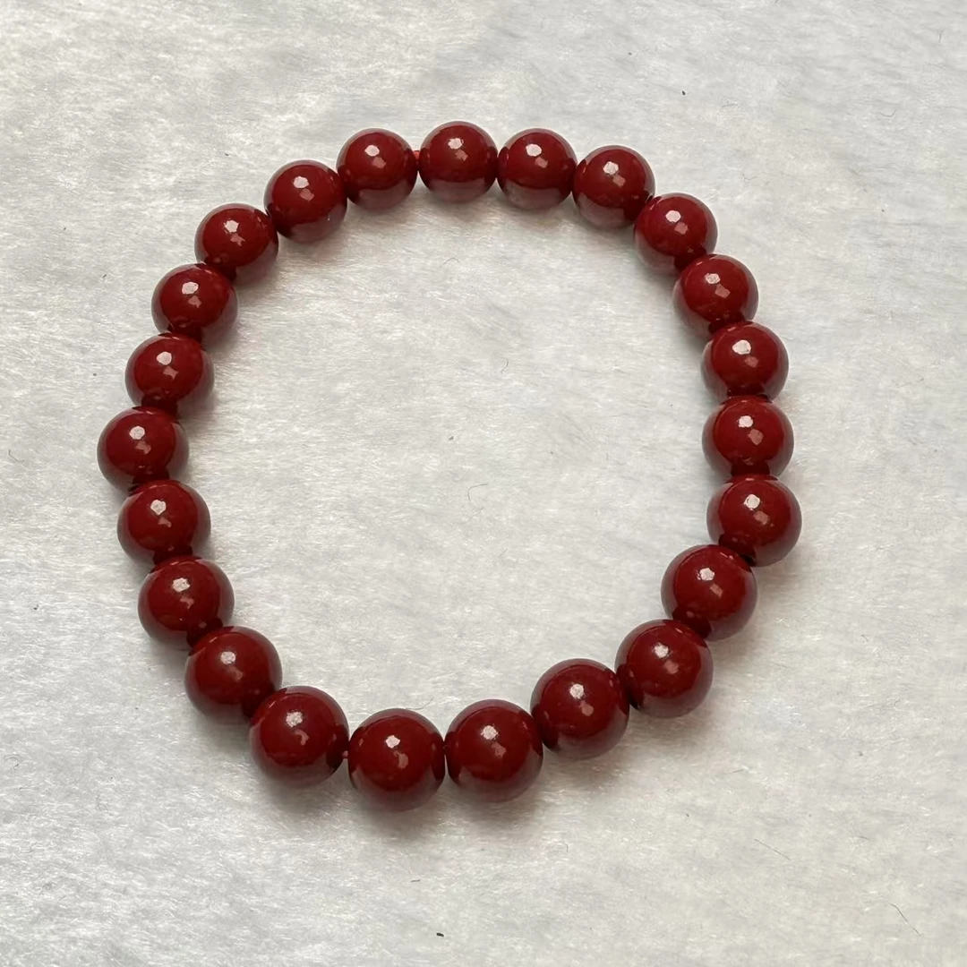 天然辰砂精美设计款手链*XJ028