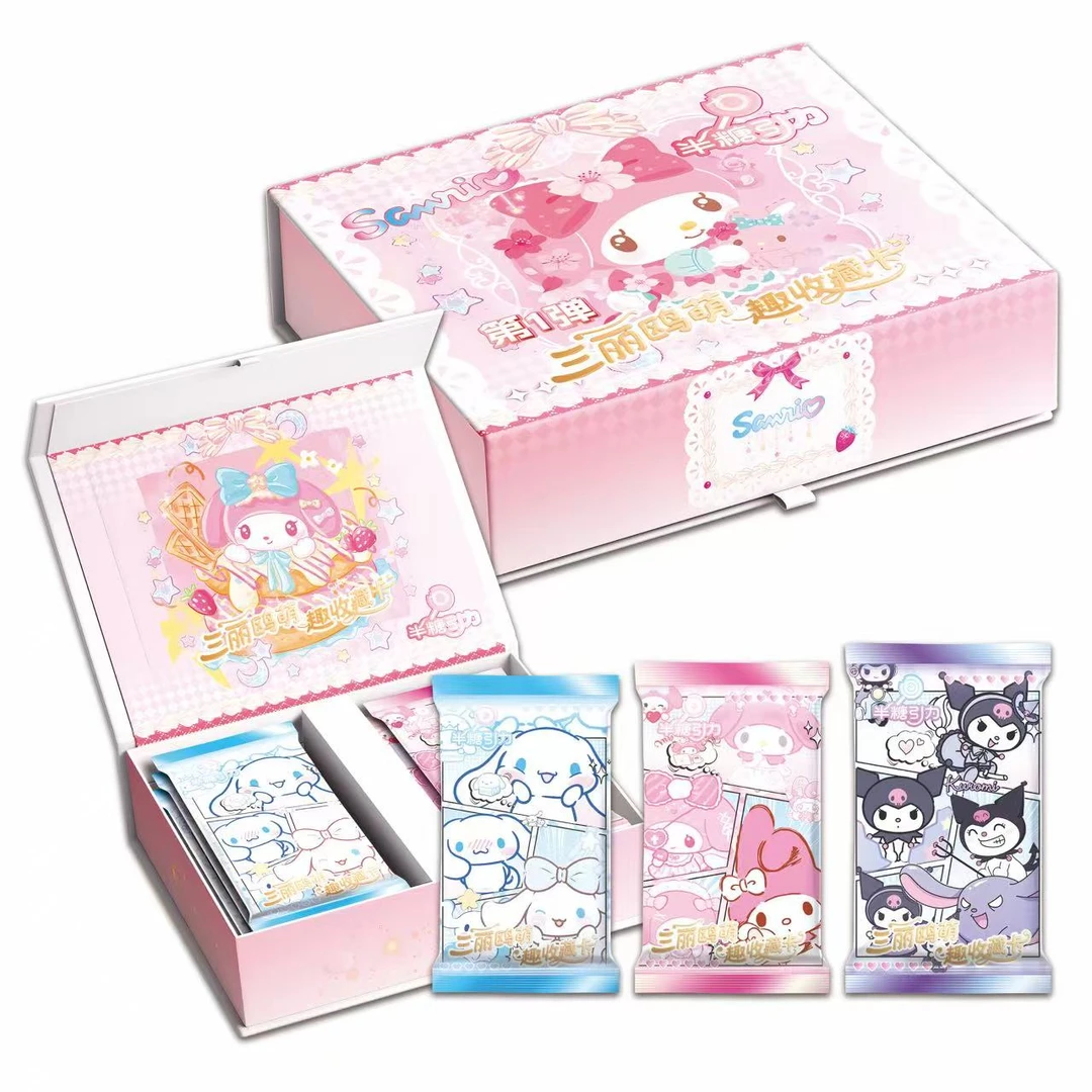 F【雪糕新人芙芙】半糖引力x三丽鸥第一弹收藏卡432包/箱