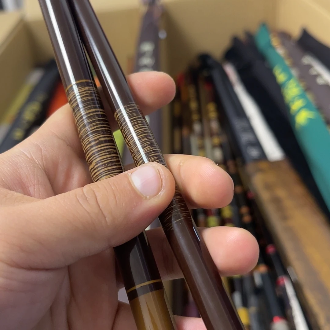 用***34.5m碳素样品瑕疵鱼杆4.5米