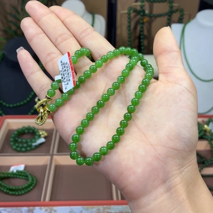 和田玉（碧玉）未镶嵌颈饰娟阳6