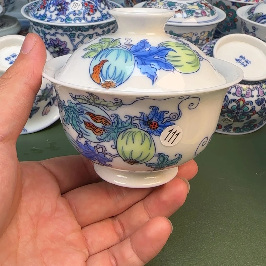 彦祖纯手工手绘茶具111