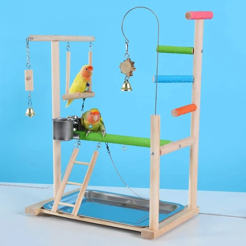 虎皮牡丹玄风小太阳和尚金太阳手养鸟站架鹦鹉小鸟花椒木鸟站架