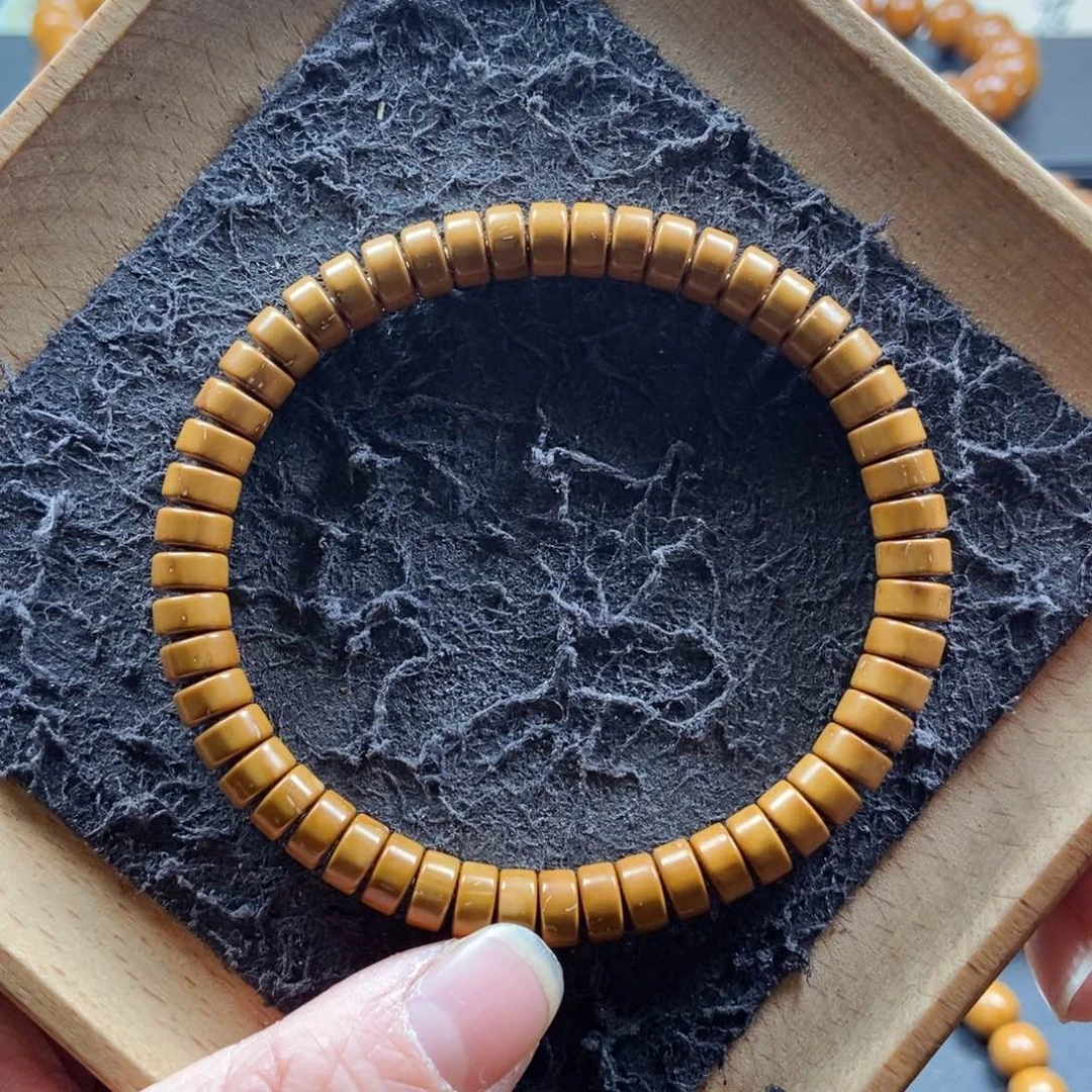 紫金鼠手串7/4mm实心鼠片