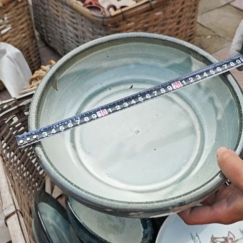 库存微瑕窑变汤盆一个