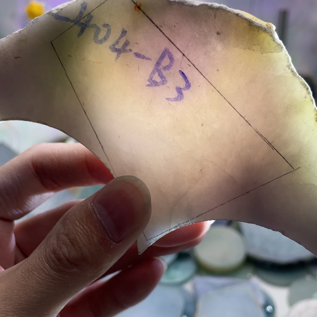 翡翠未镶嵌挂件K缅甸天然翡翠片料