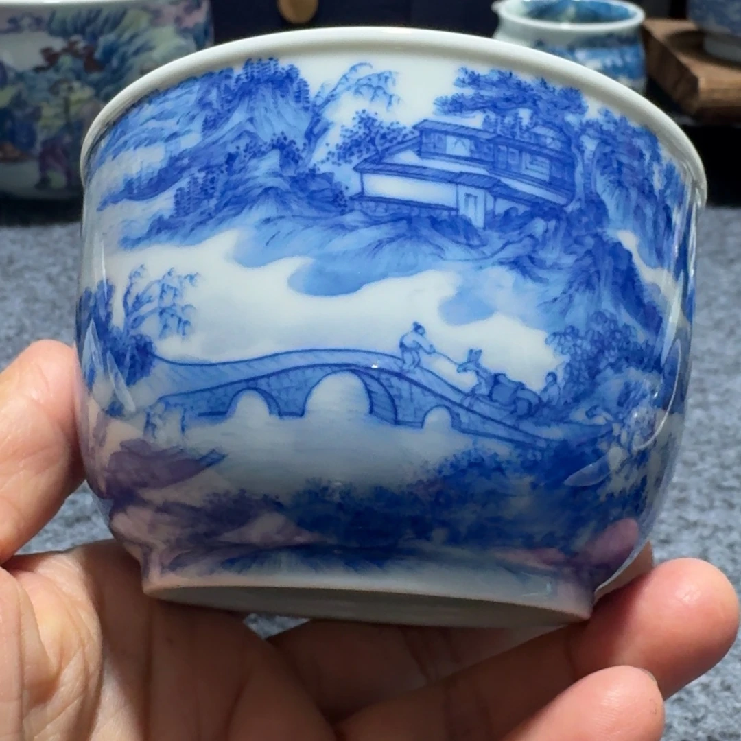 天***冬景德镇现代陶瓷杯景德镇现代陶瓷杯