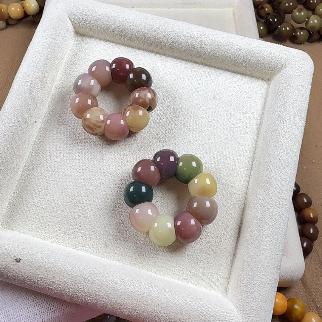 吊坠菩提根/象牙果蒜瓣手捻卡13 微瑕