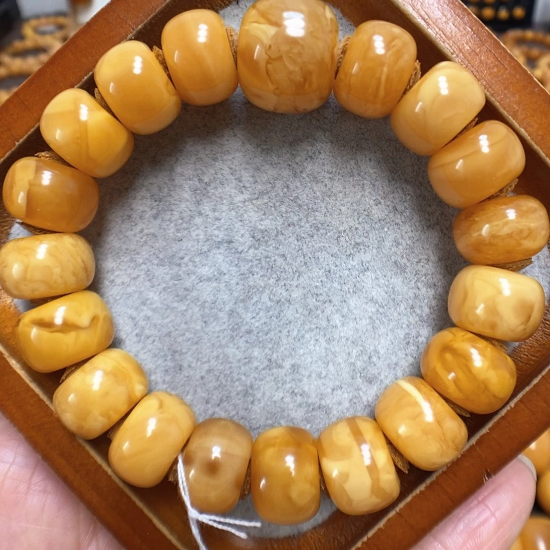 蜜蜡手串未镶嵌蜜蜡