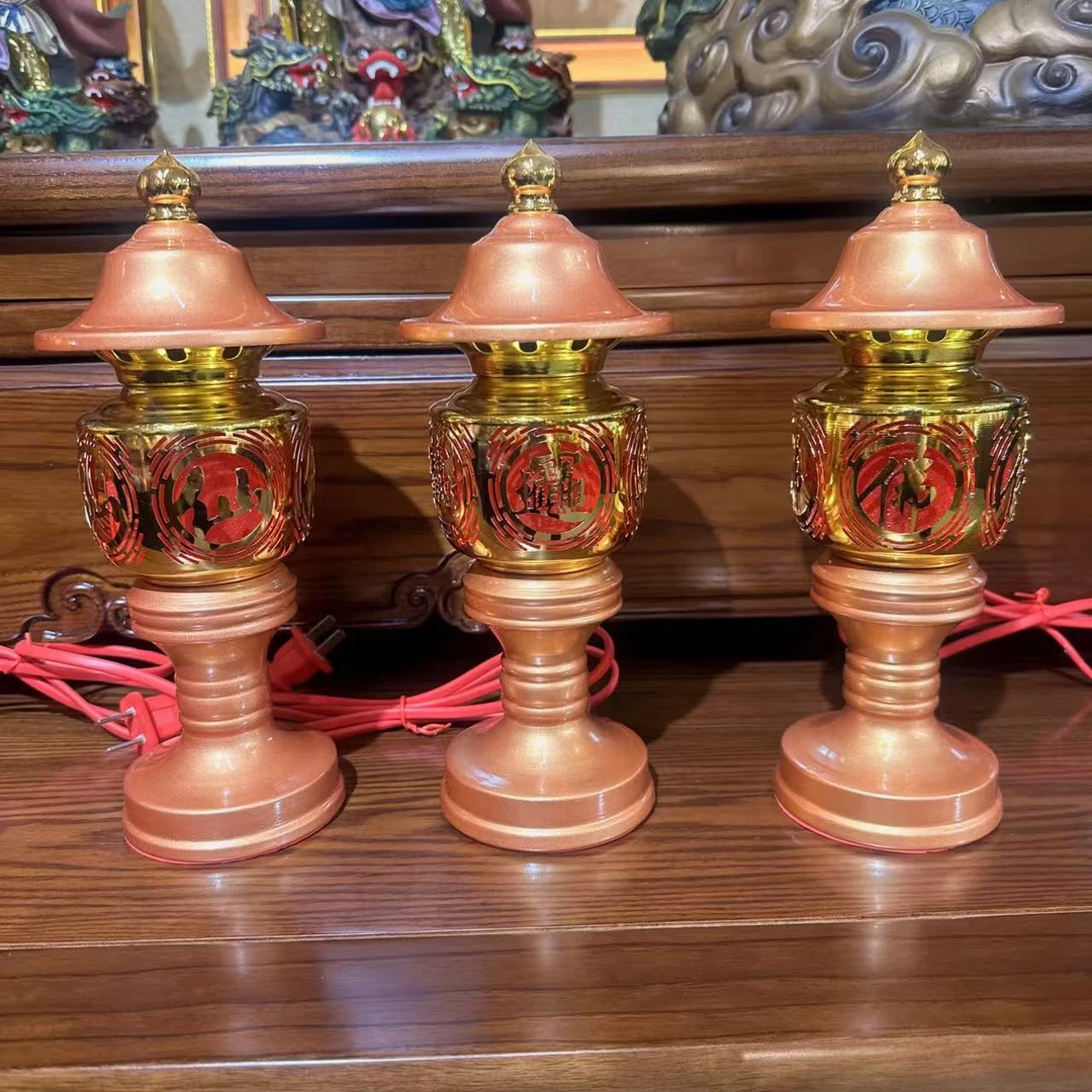 LED家用佛灯招财灯人山供奉灯观音财神关公灯