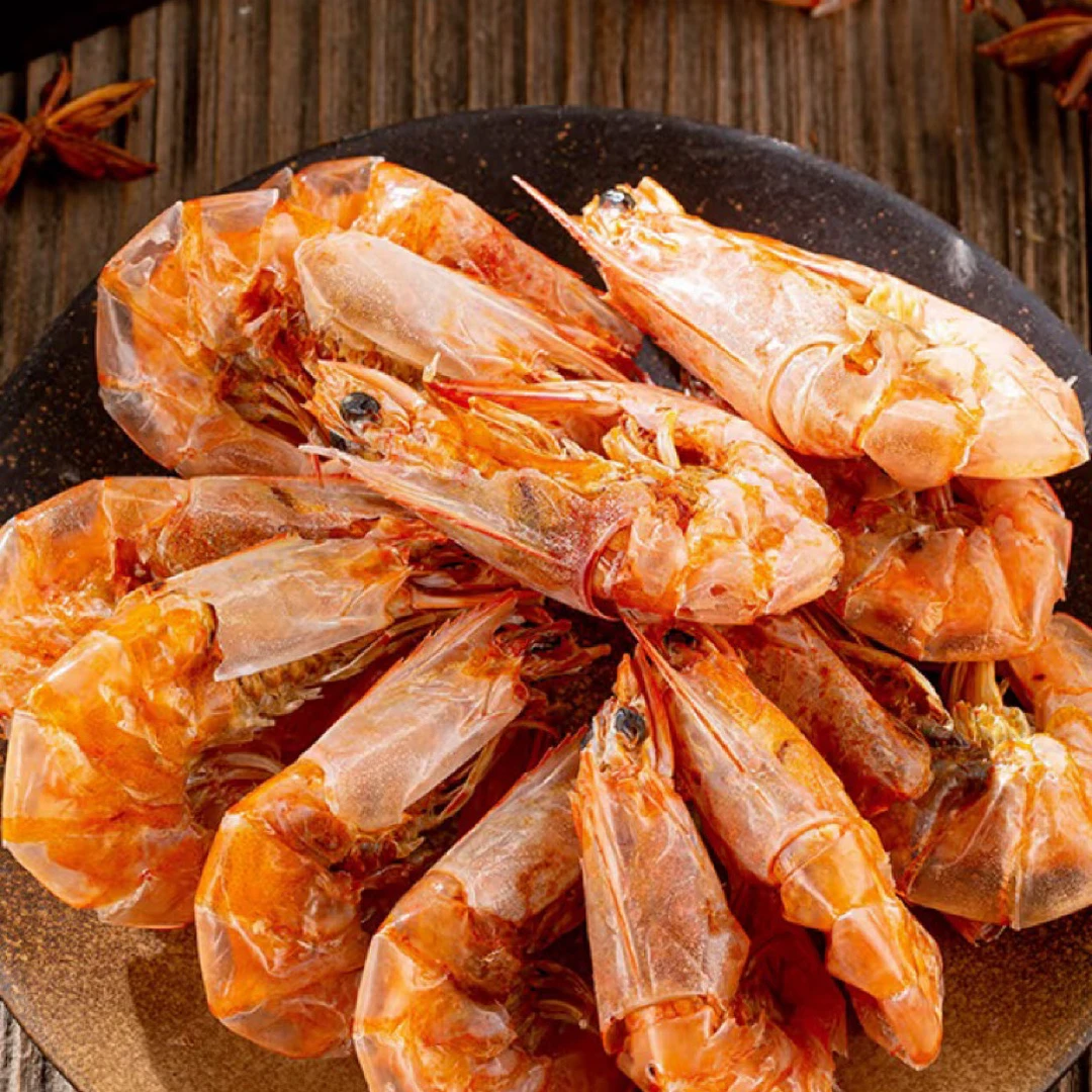 青岛野生淡晒烤虾零食孩子老人