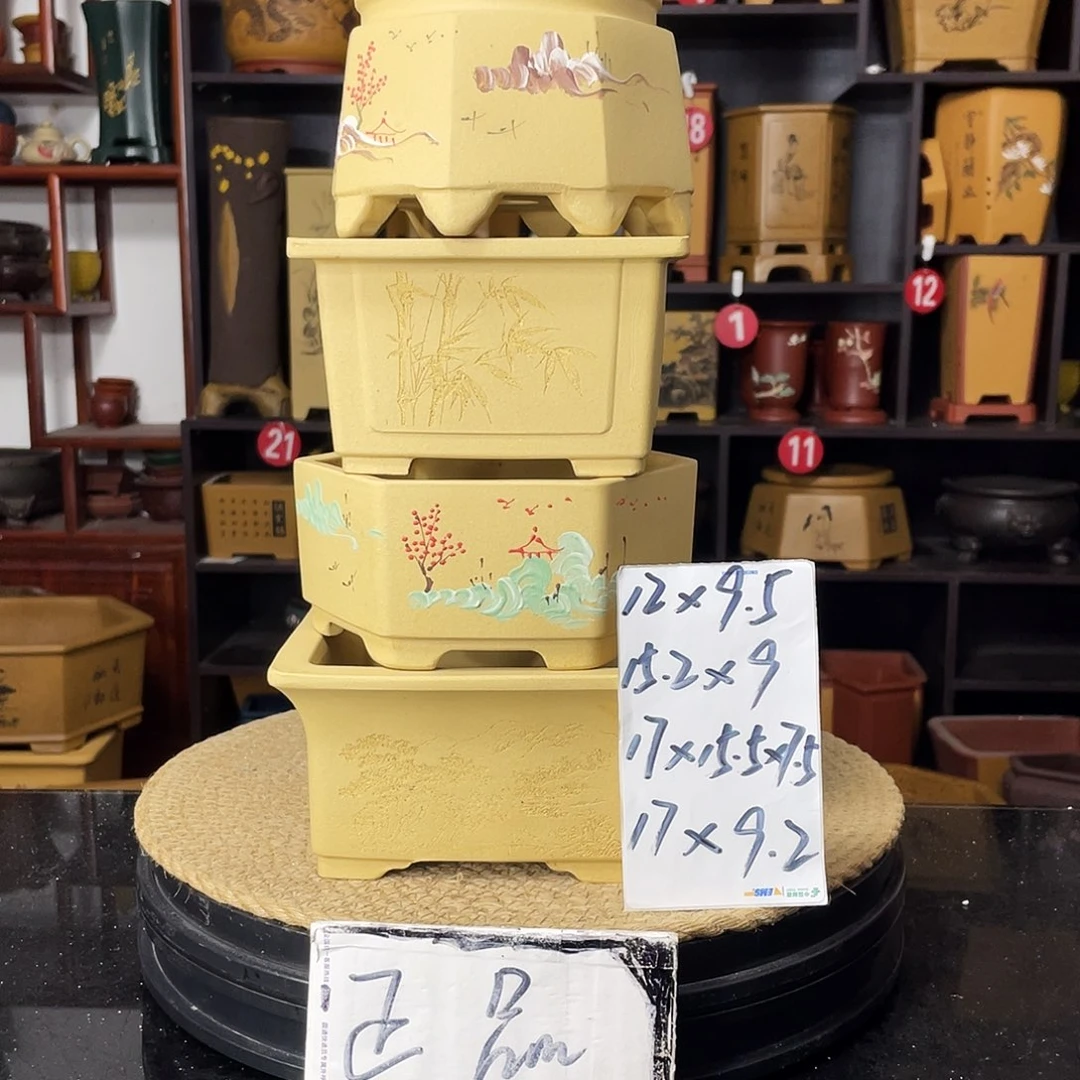 紫砂D-婉秋紫砂花盆