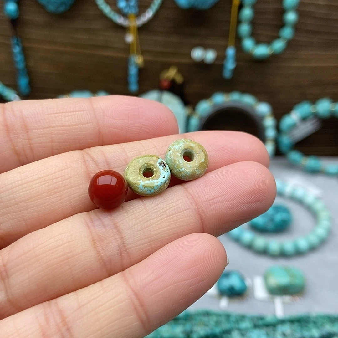 南红玛瑙未镶嵌扣子