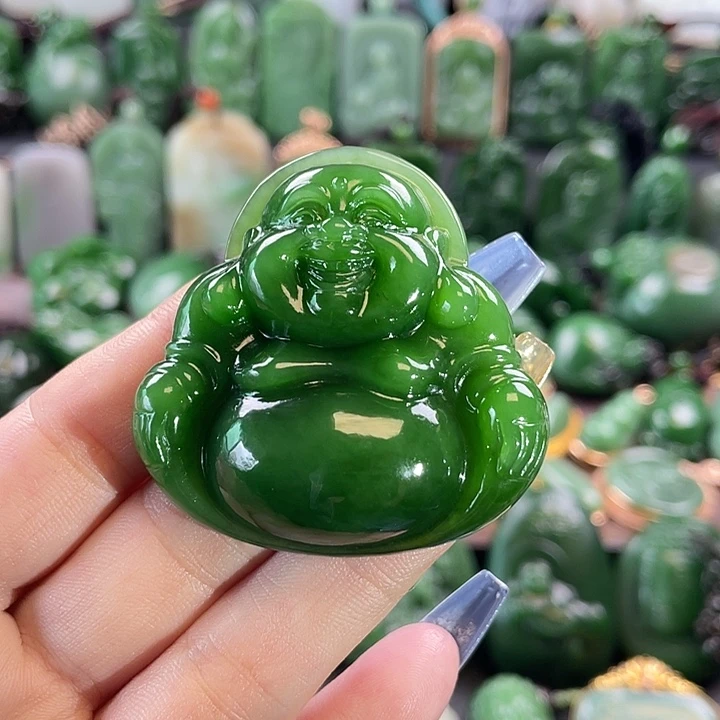 和田玉（碧玉）未镶嵌挂件