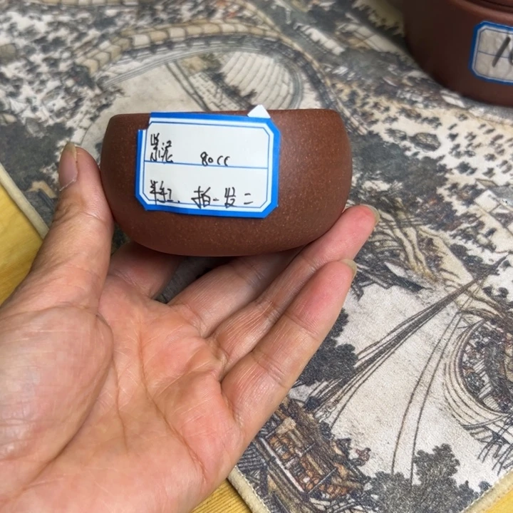 紫砂茶壶紫泥两个对