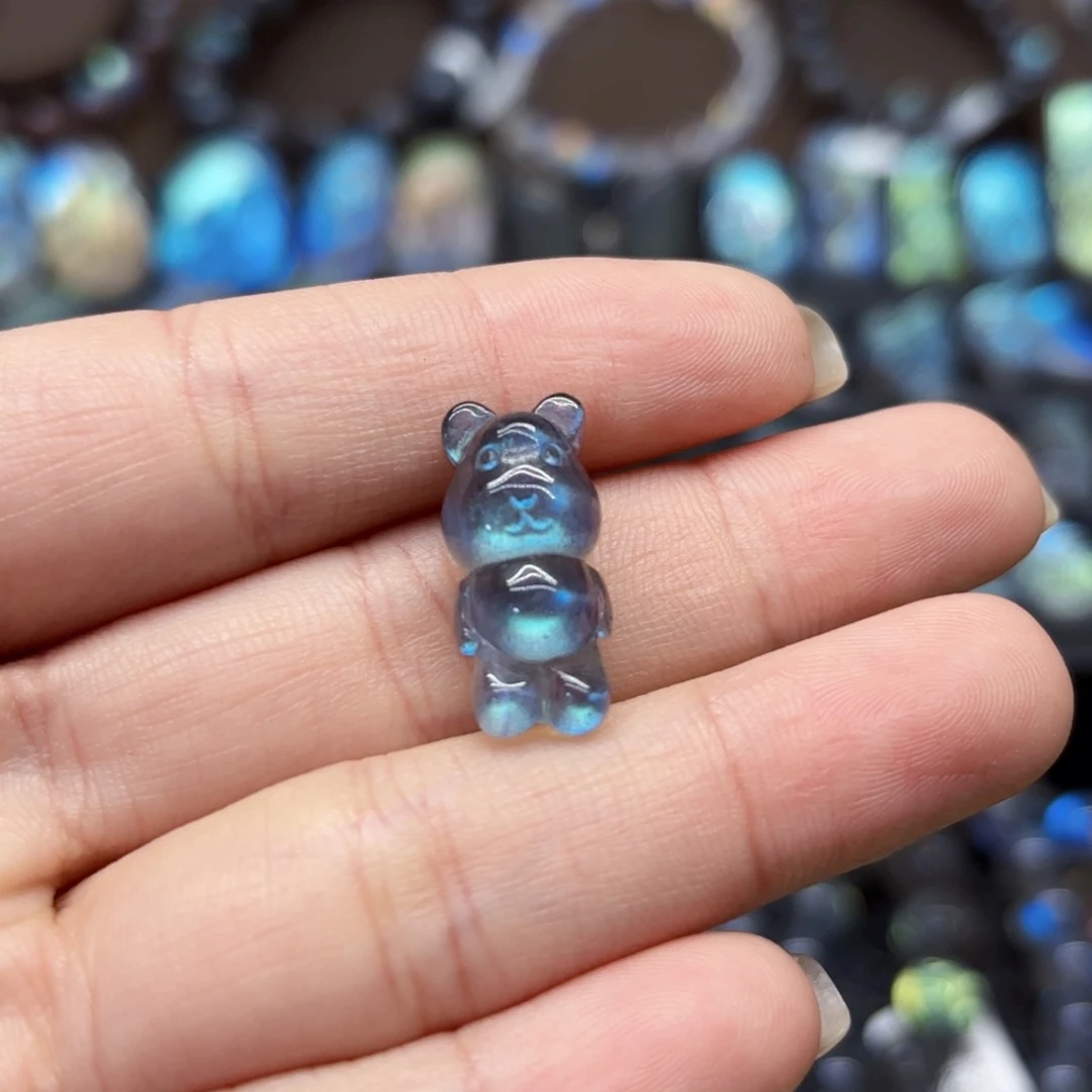 长石未镶嵌裸石朵*儿小熊