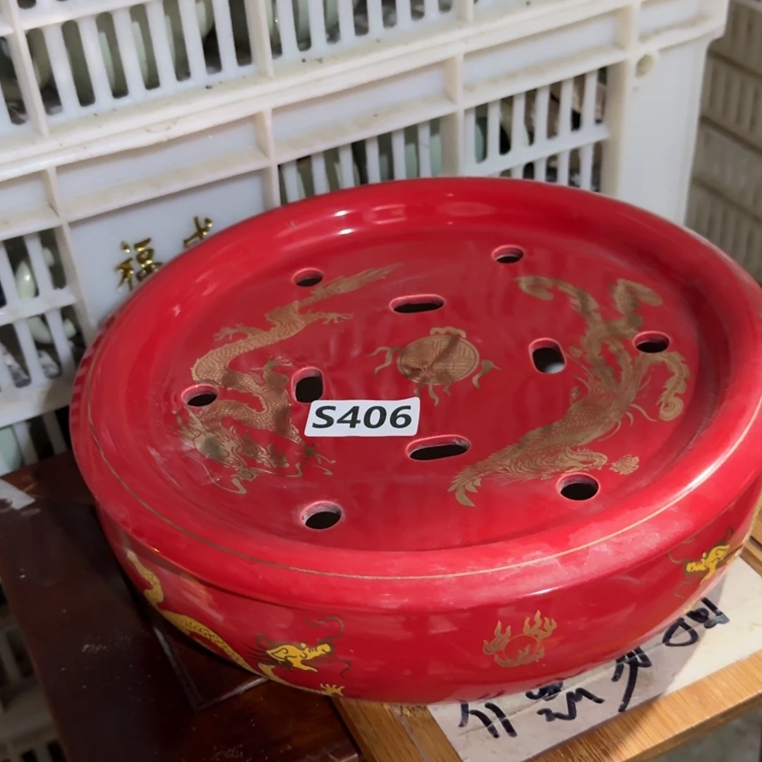 微瑕疵介意勿拍陶瓷器皿W489