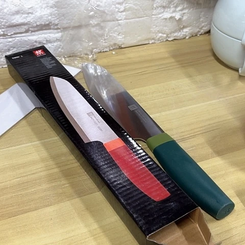 微瑕，不锈钢水果刀不能抗骨红，青柠